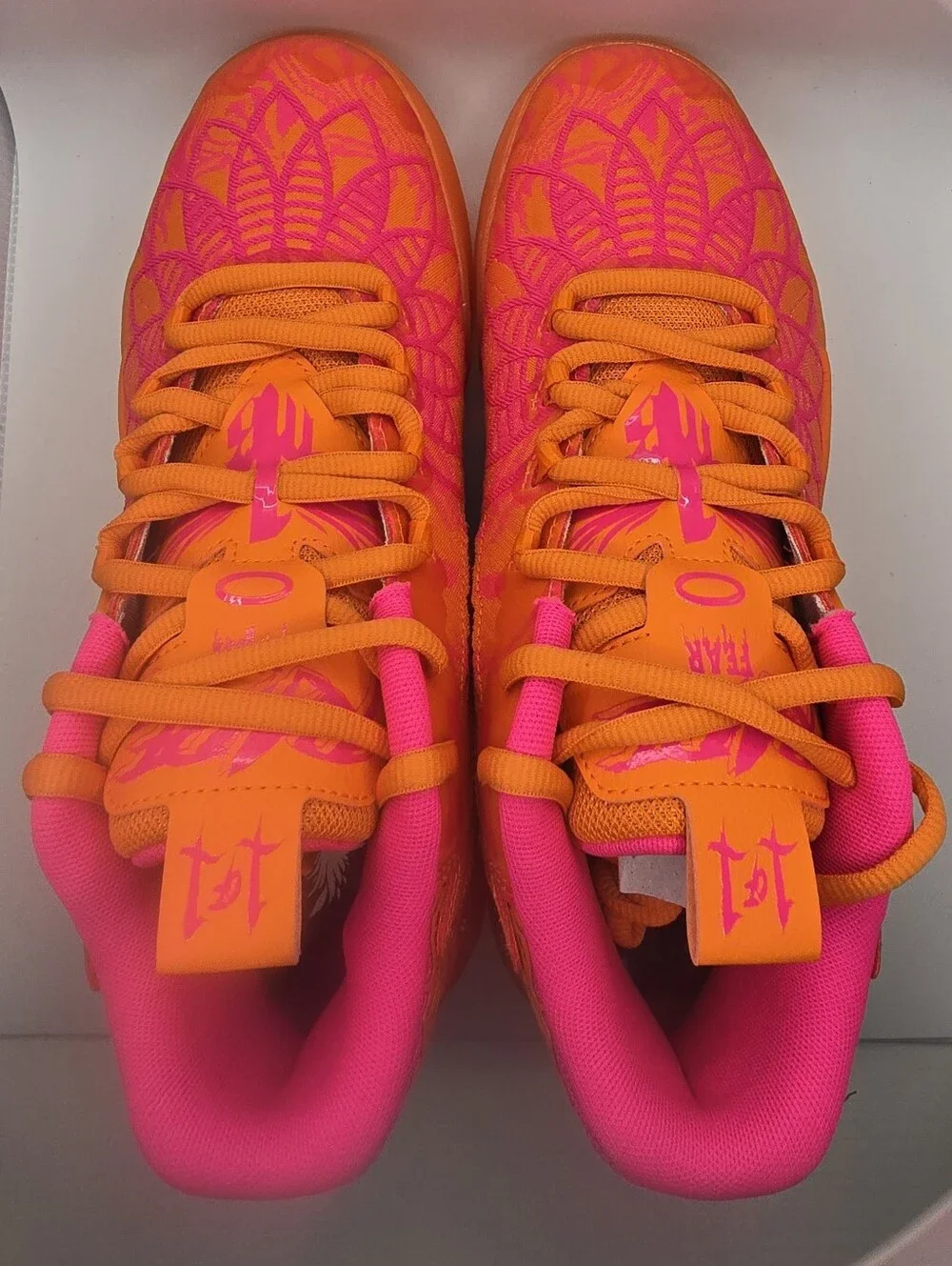 PUMA MB.01234 Mash-Up Orange Pink Men's Basketball Mens 9